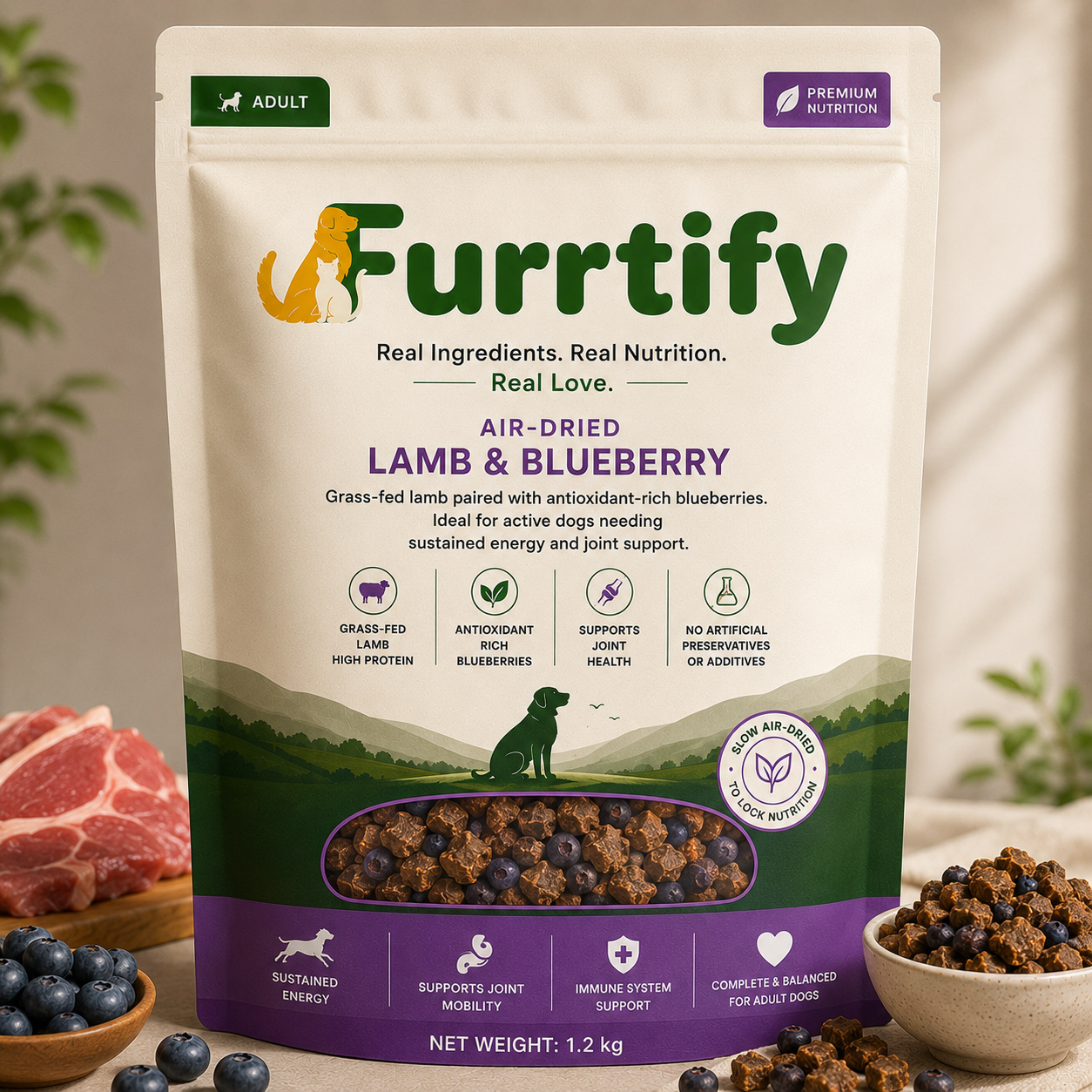 Lamb & Blueberry