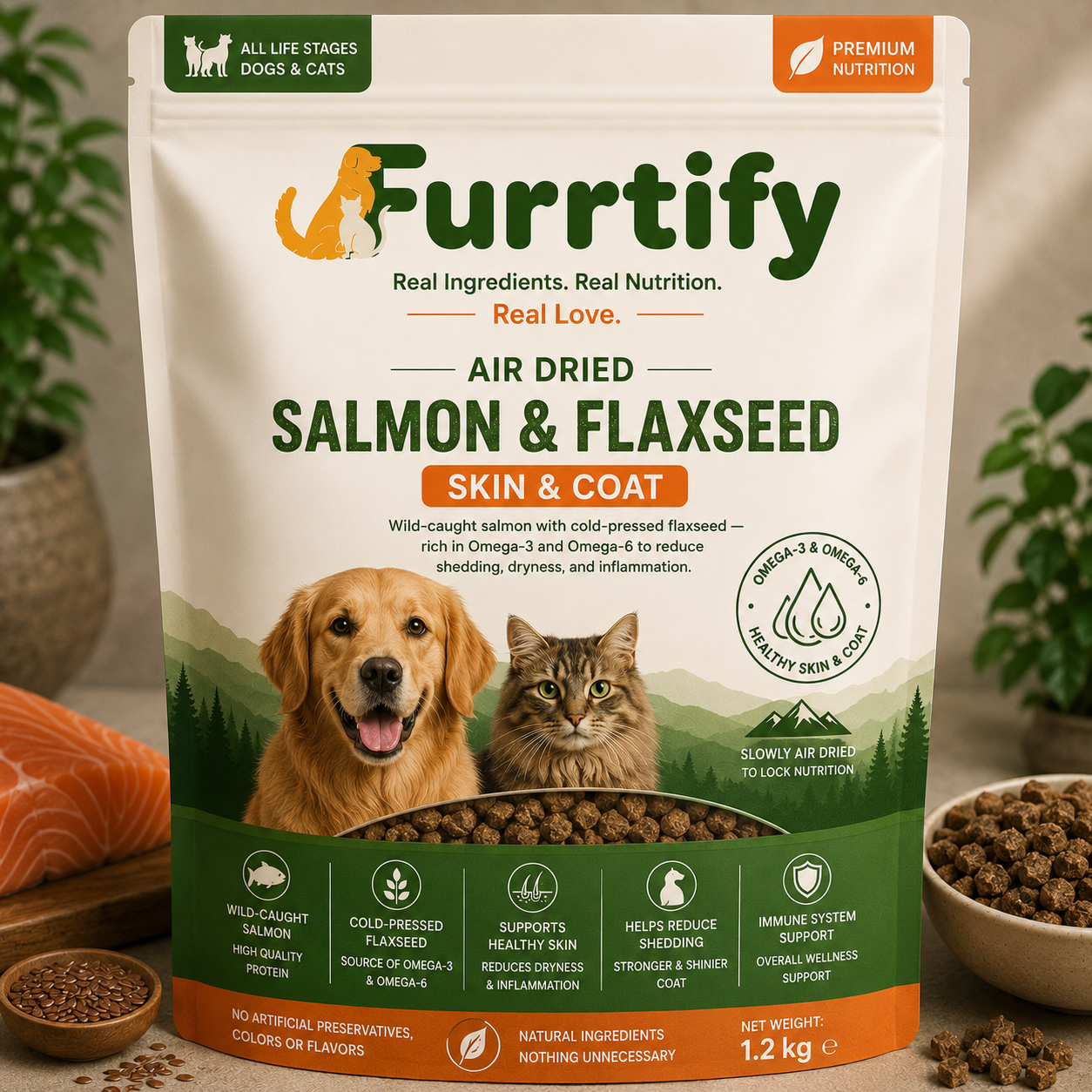 Salmon & Flaxseed — Skin & Coat